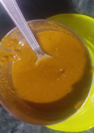 A picture of Garlic ki chutney.