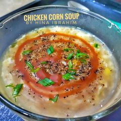 A picture of Chicken Corn Soup.