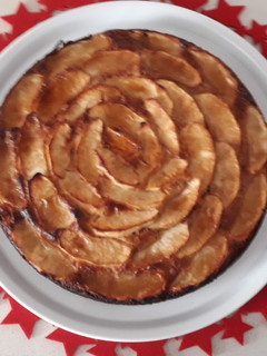 Una foto de Tarta de manzana