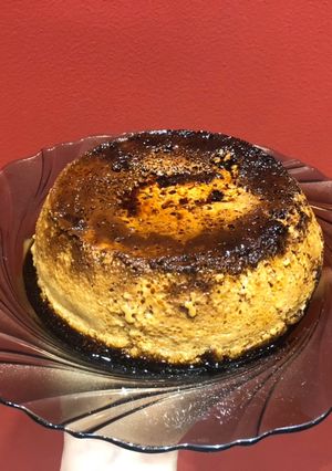 Una foto de Flan de manzana 🍎