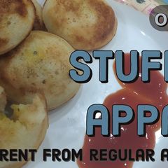 Stuffed appam A picture of Stuffed appam.