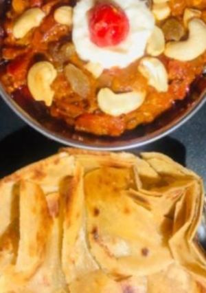 A picture of Malai ki sabzi.