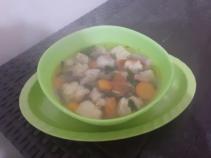 Langkah Gampang Menyiapkan Resep Sup bening krewedan sapi Anti Ribet, Lezat