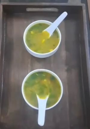 A picture of Lemon Coriander Vegetable Soup.