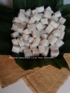Foto resep Ketupat magicom 1:3