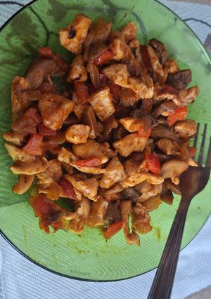 Una foto de Carne en salsa de tomate