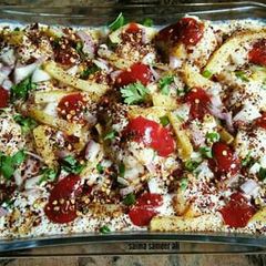 A picture of Dhai baray with homemade chaat masala #cookpadramadan.
