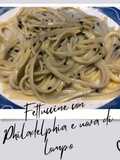Fettuccine with Cream Cheese and Lumpfish Roe