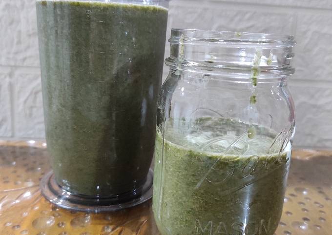 Resep Green Smoothies (smoothie sayur manis alami) yang Sempurna