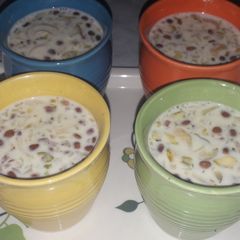 Kojagiri special Dry Fruit kheer A picture of Kojagiri special Dry Fruit kheer.