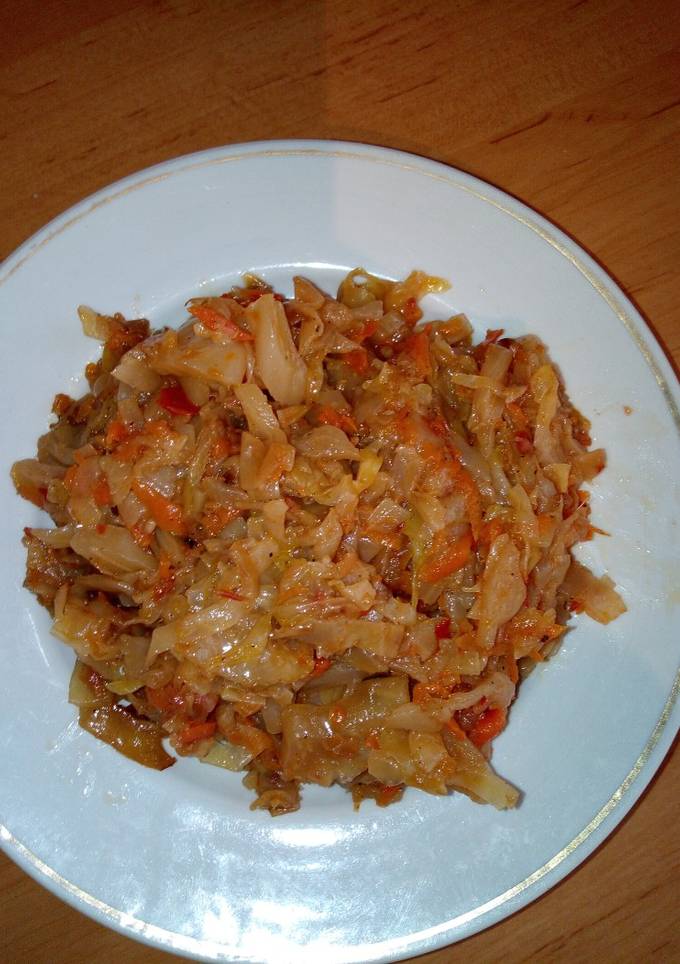 Капуста тушёная