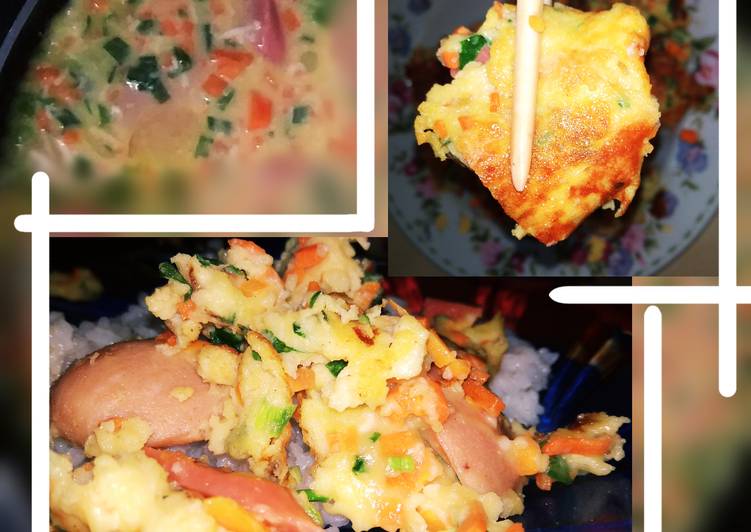 Praktis, Membuat Cheese Omelet Spesial Lezat Mantap