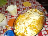 Tiramizu con dulce de durazno