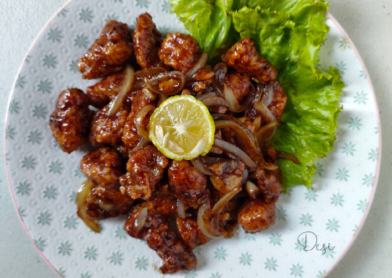 Ayam Crispy Lada Hitam