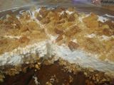 Hazelnut Cheesecake with Pretzel Coconut Pecan Crust