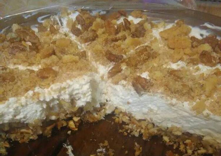 Hazelnut Cheesecake with Pretzel Coconut Pecan Crust
