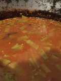 Carne seca en salsa asada