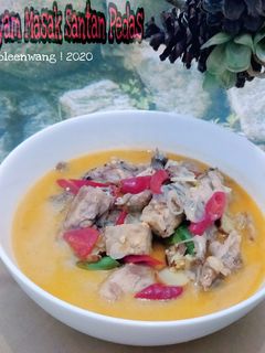 Foto resep Balungan Ayam Masak Santan Pedas