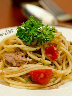 Foto resep Spaghetti aglio olio