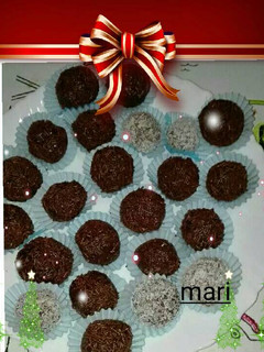 Una foto de Trufas de crema de whisky