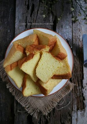 Foto resep Simple Vanilla Sponge Cake (cuma 5 bahan)
