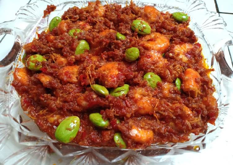 Resep Balado Udang Pete (Homemade), Enak Banget