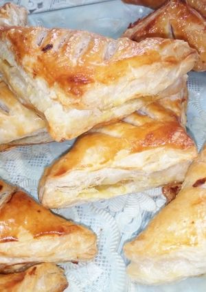 صورة لوصفة مملحات بالعجينة المورقة 😋😋👍👍