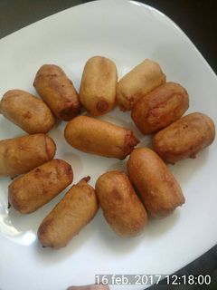 Una foto de Mini banderillas de salchichas