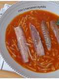 Cazuela de fideos con caballa