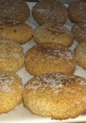 Una foto de Galletas de Avena y Coco Rallado