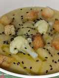 Crema de brócoli y mostaza antigua