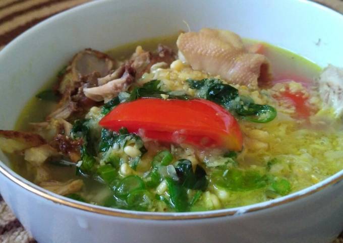 Soto Ayam kuah kuning