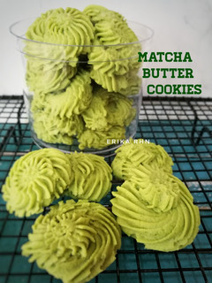 Foto resep Matcha Butter Cookies