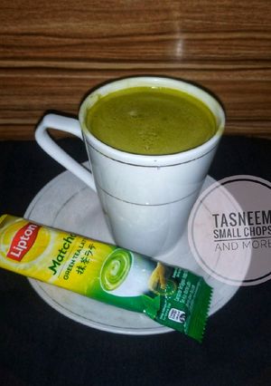Matcha green tea ainihin hoton girkin
