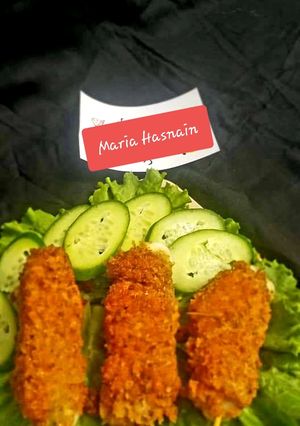 A picture of Cheesy Chicken Cigar #ramadankitayari #FastFood.