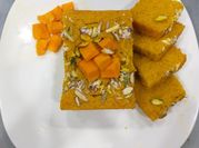 A picture of semolina spice cake