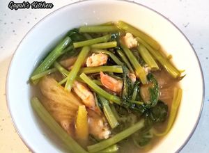 Hình của món Canh Chua Rau Muống Tôm Khô.
