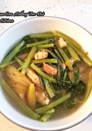 Hình của món Canh Chua Rau Muống Tôm Khô.