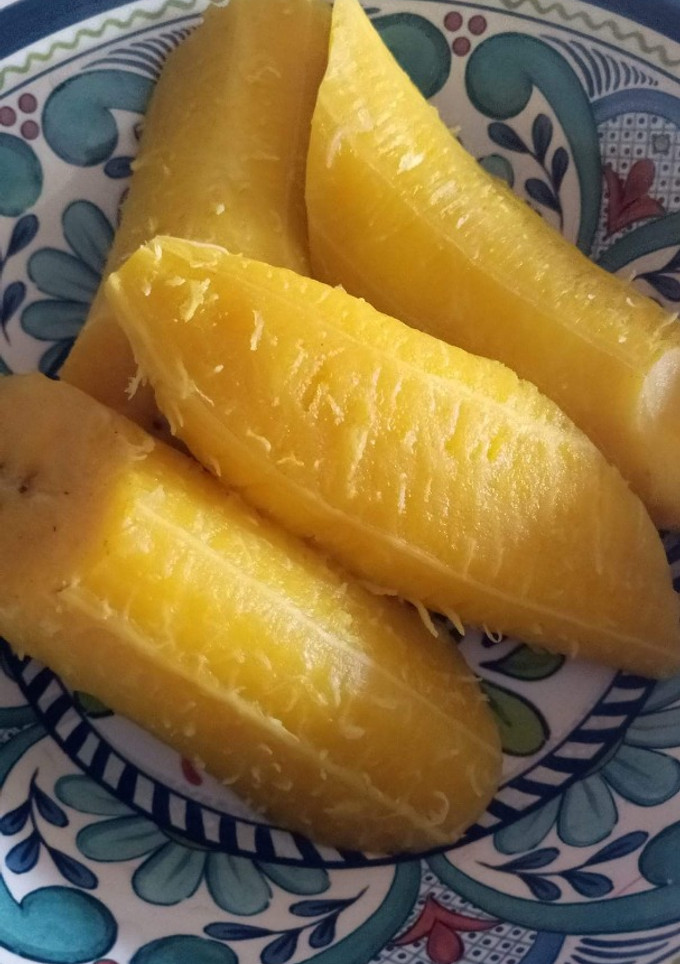 A picture of Boiled ripe plantain.