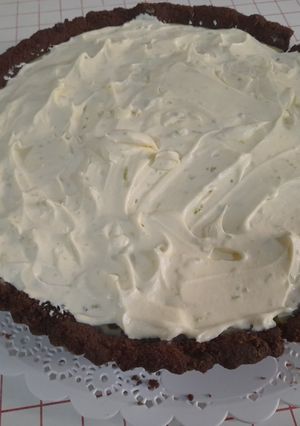 Una foto de Tarta de limón y leche condensada