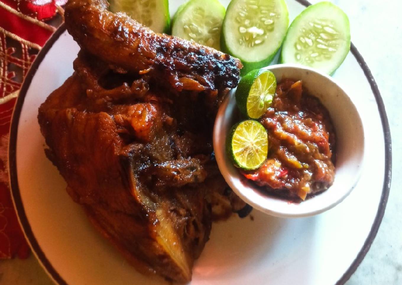 Ayam Bakar Madu & Sambal Terasi