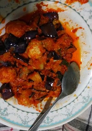 Foto resep Balado terong ungu dn telur puyuh
