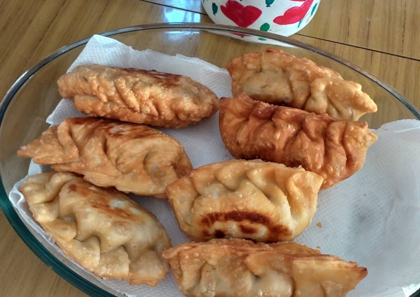 Empanadas fritas de lentejas