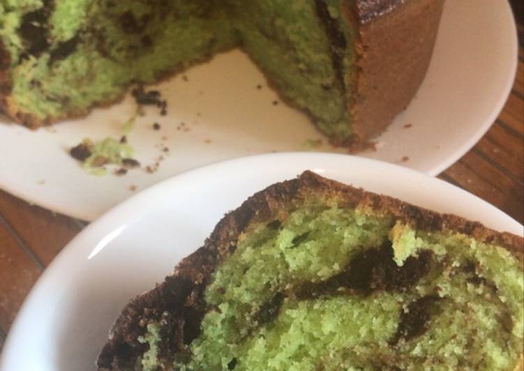 Recipe of Any-night-of-the-week Pandan Soft Cake - Alunan nada