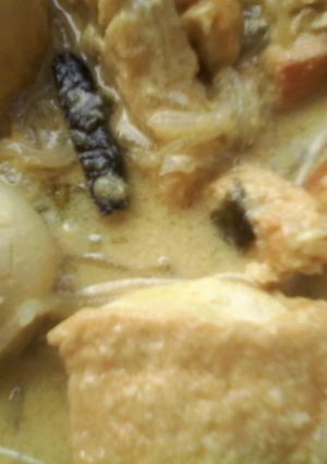 Foto resep Sayur santan telur tahu tempe