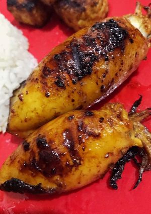 Foto resep Cumi Bunting Gulai Padang Dibakar