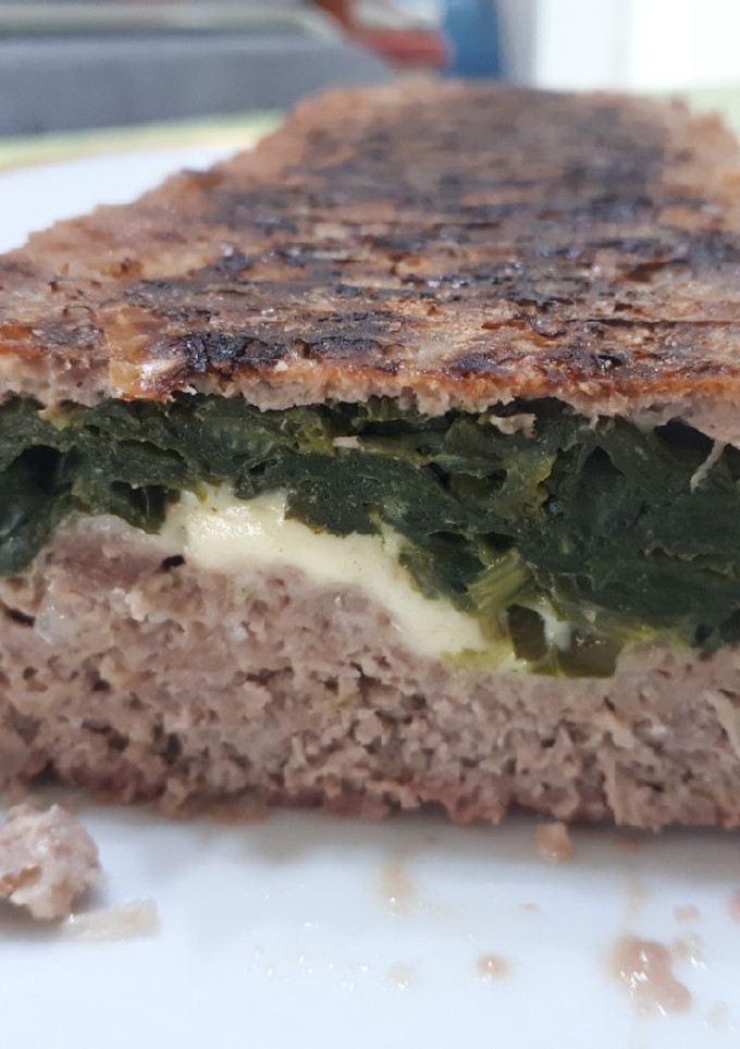 Una foto de Pan de carne relleno