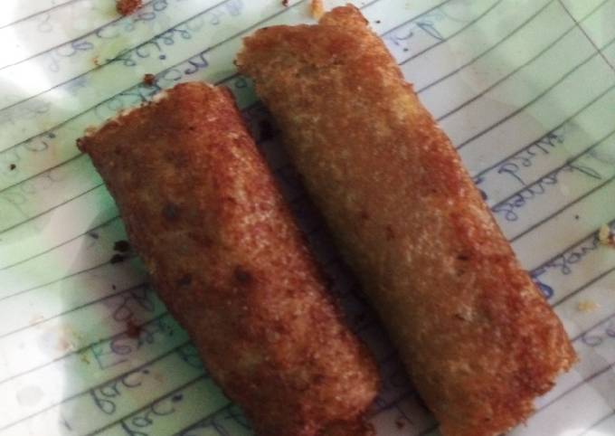 Yummy bread aloo rolls