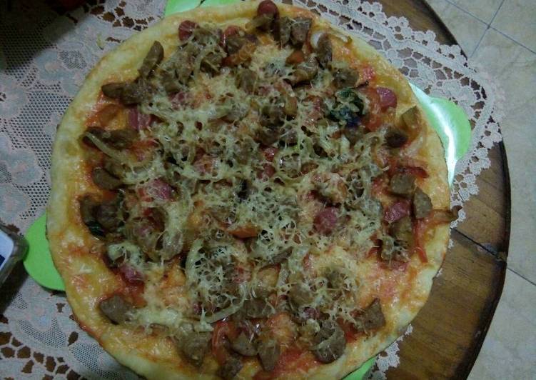 Donat, pizza empuk simple