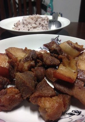 รูปของ หมูสามชั้นทอด(สูตรนิ่มมร้ากกก)